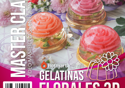 Gelatinas Florales 3D